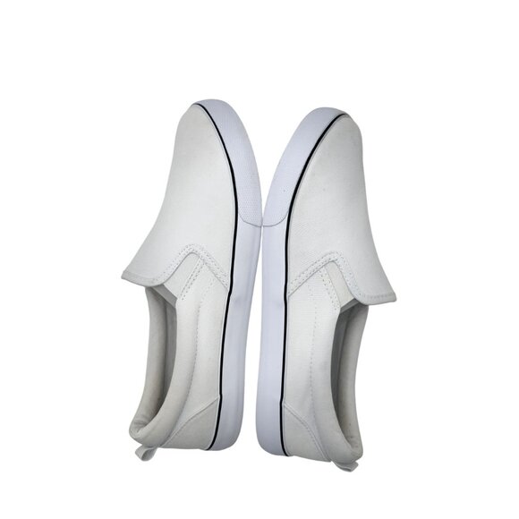 a new day Millie Twin Gore Slip-On Canvas Sneakers Women's US 9 M White - Picture 8 of 11